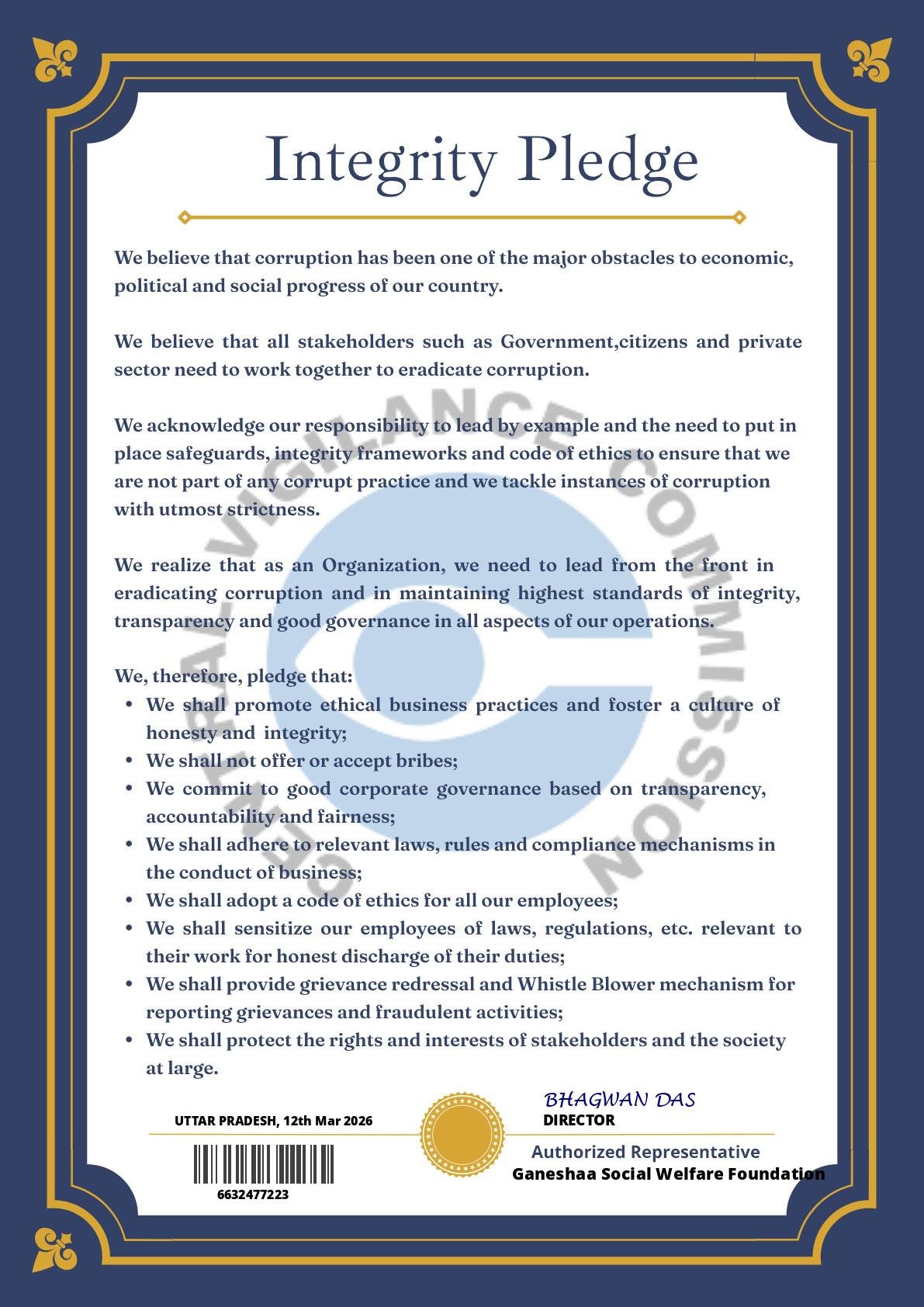 Integrity Pledge